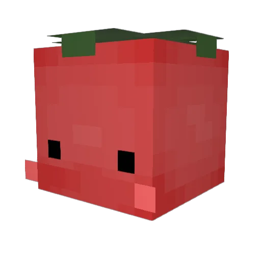 nagaee Minecraft avatar head, 3D render