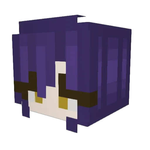 nagajun1016 Minecraft avatar head, 3D render