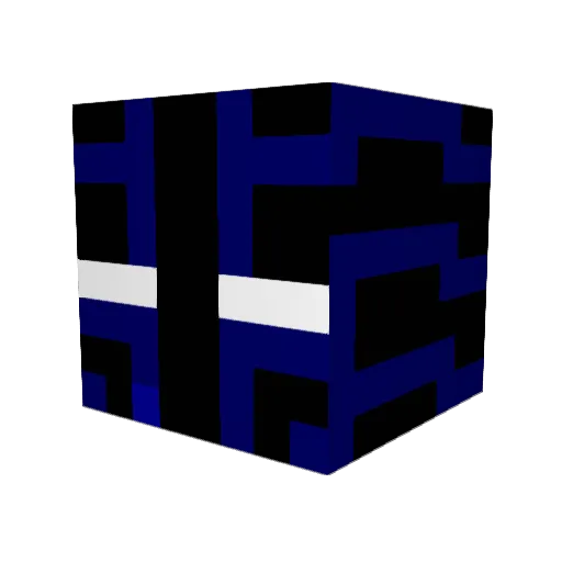 naganaga326 Minecraft avatar head, 3D render