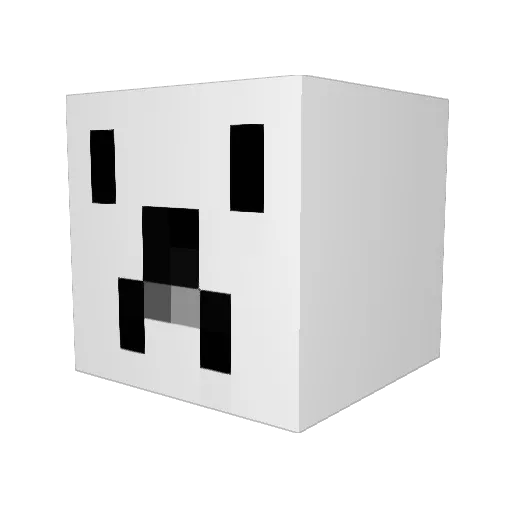 nagasaka3448 Minecraft avatar head, 3D render