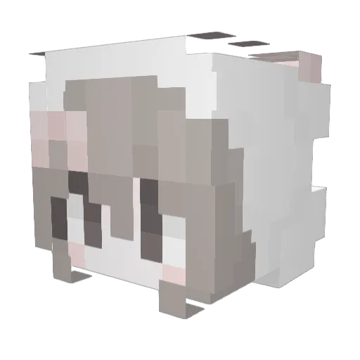 nagi7_11 Minecraft avatar head, 3D render