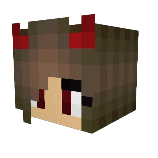 nagini97 Minecraft avatar head, 3D render