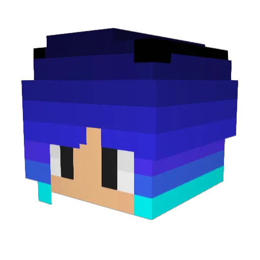 naginn0517 Minecraft avatar head, 3D render