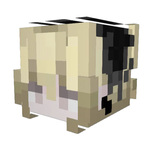 nago0710 Minecraft avatar head, 3D render