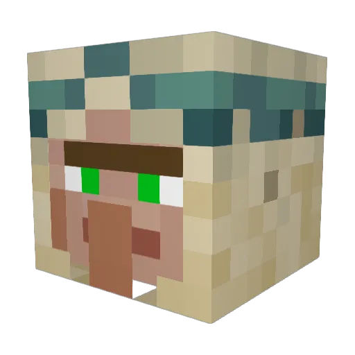 nagol18 Minecraft avatar head, 3D render