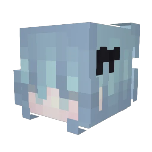 nagomi5272 Minecraft avatar head, 3D render