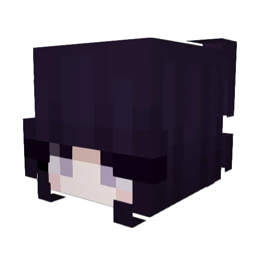 nahew Minecraft avatar head, 3D render