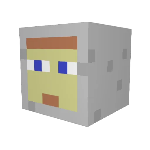 nahman724 Minecraft avatar head, 3D render