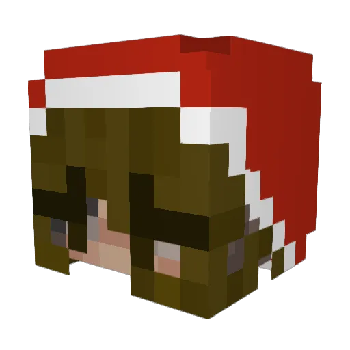 nahyssa Minecraft avatar head, 3D render