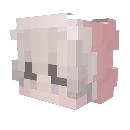 nahyun_0522 Minecraft avatar head, 3D render