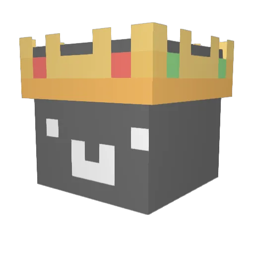 nahzha Minecraft avatar head, 3D render