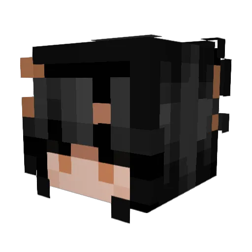 naicara Minecraft avatar head, 3D render