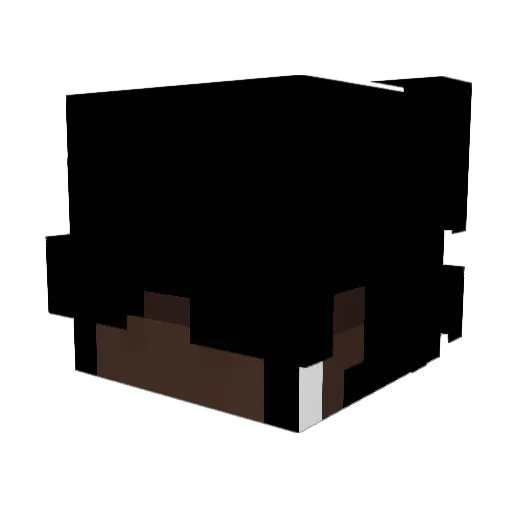 naiiies Minecraft avatar head, 3D render