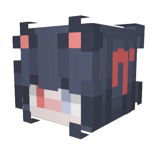 nailao233 Minecraft avatar head, 3D render
