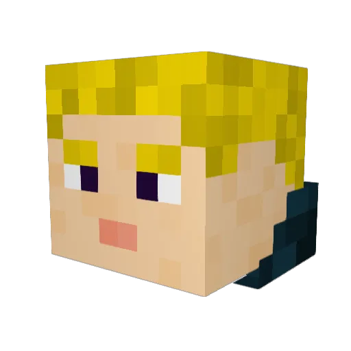 nailik322 Minecraft avatar head, 3D render