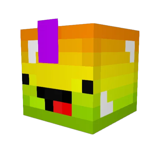 nails3221 Minecraft avatar head, 3D render