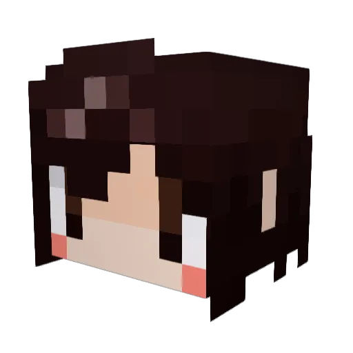 nairi_69 Minecraft avatar head, 3D render