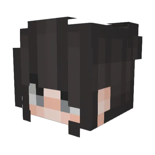 nairopi Minecraft avatar head, 3D render
