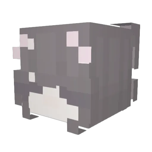 naivezee Minecraft avatar head, 3D render