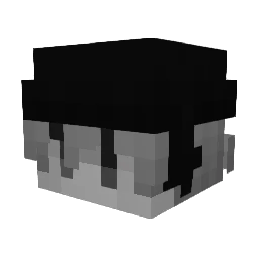 naivs Minecraft avatar head, 3D render