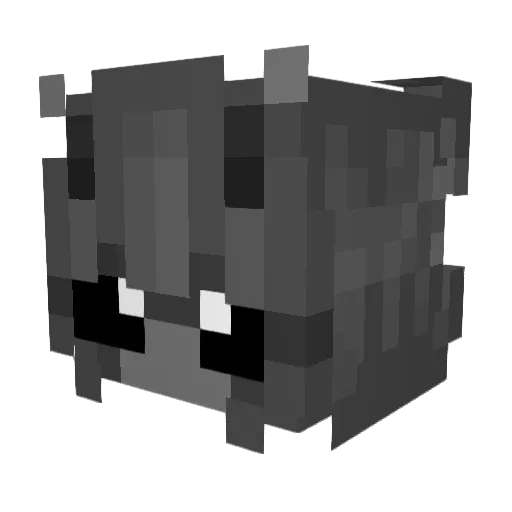 naiylin Minecraft avatar head, 3D render