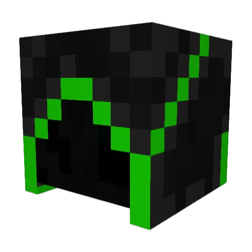 naj07 Minecraft avatar head, 3D render