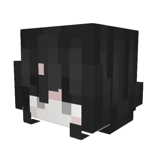 najoota Minecraft avatar head, 3D render