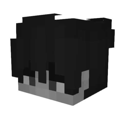 nakamoye Minecraft avatar head, 3D render