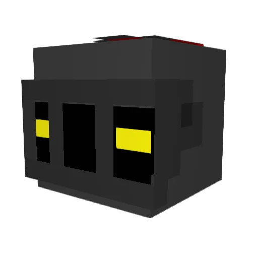 nakcy Minecraft avatar head, 3D render
