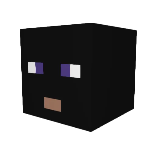 nakiselev Minecraft avatar head, 3D render