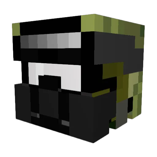 nakko24 Minecraft avatar head, 3D render