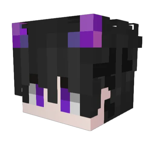 nakkyyy Minecraft avatar head, 3D render