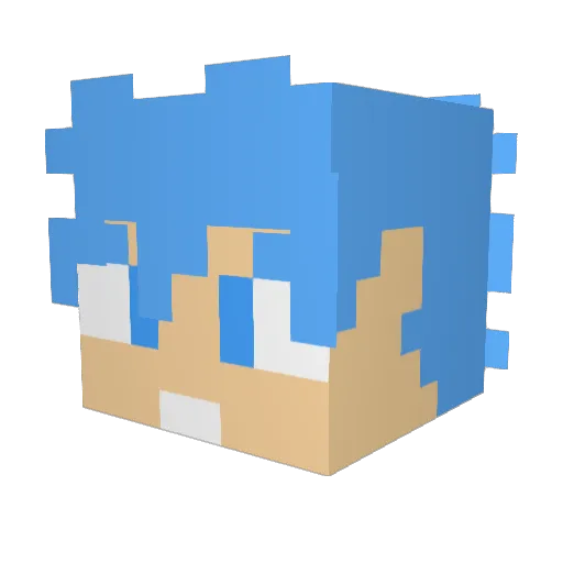 naknaklink70 Minecraft avatar head, 3D render