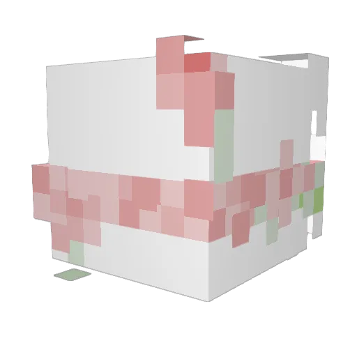nakruo Minecraft avatar head, 3D render