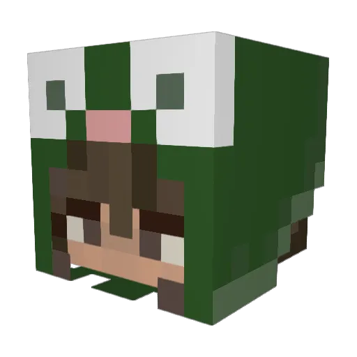 nala700 Minecraft avatar head, 3D render