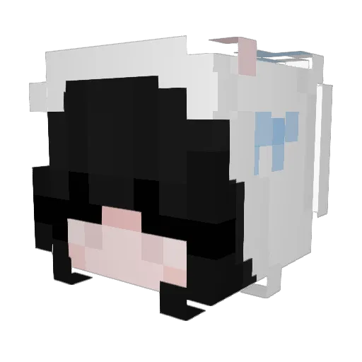 nam_n Minecraft avatar head, 3D render