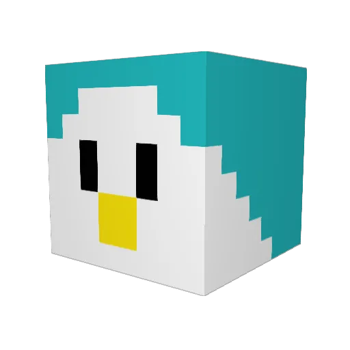 namaniku8 Minecraft avatar head, 3D render