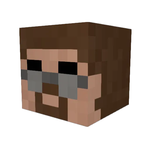 namdam12 Minecraft avatar head, 3D render