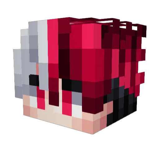namdony Minecraft avatar head, 3D render