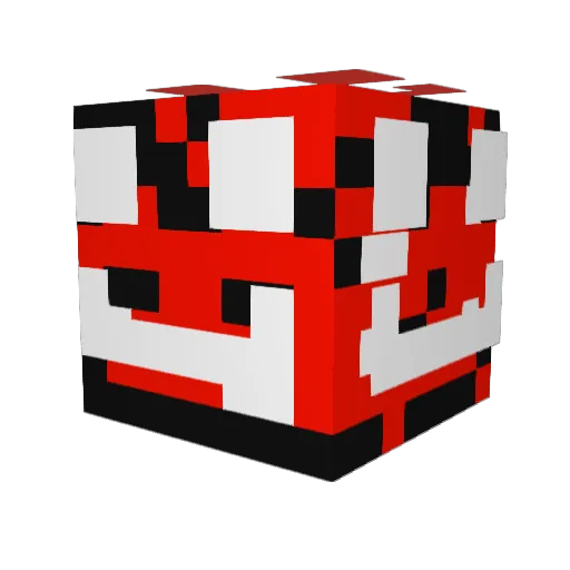 name_not_found__ Minecraft avatar head, 3D render