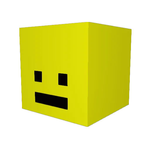 namekoma Minecraft avatar head, 3D render