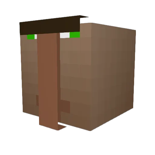 namekuji893 Minecraft avatar head, 3D render