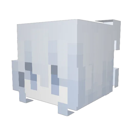 namelqss Minecraft avatar head, 3D render