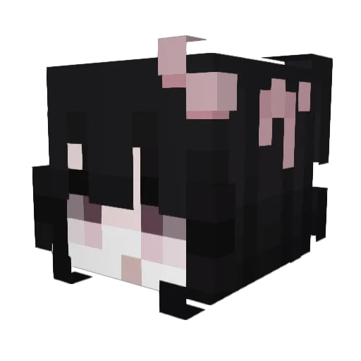 naminami04 Minecraft avatar head, 3D render