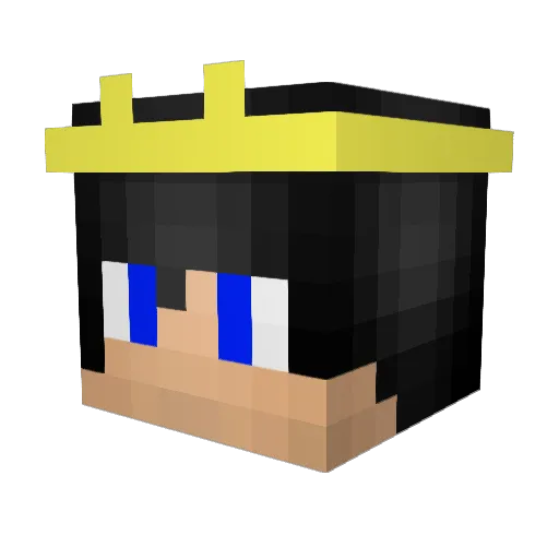 naminunn Minecraft avatar head, 3D render