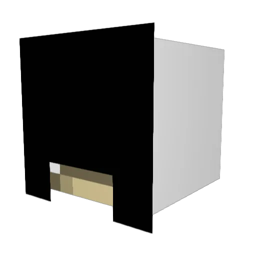 namisq Minecraft avatar head, 3D render