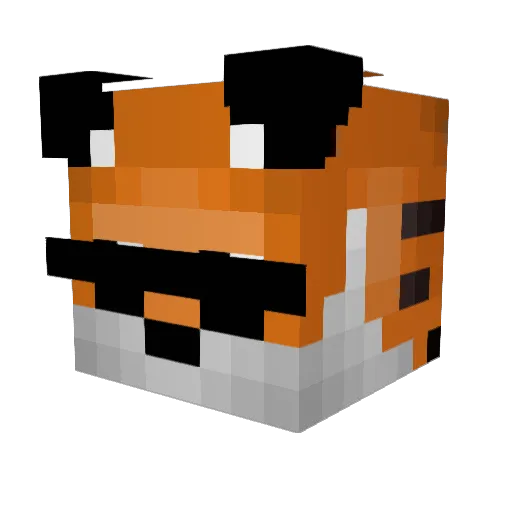 namjadonghyun Minecraft avatar head, 3D render