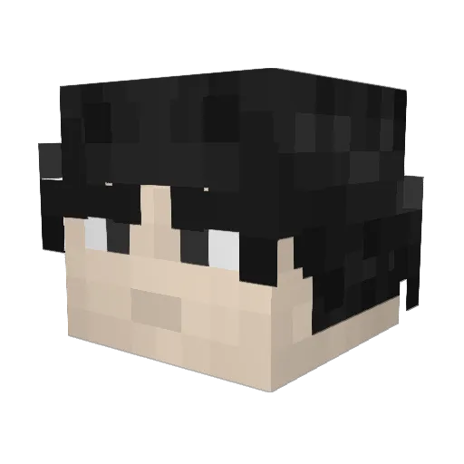 namkuC Minecraft avatar head, 3D render