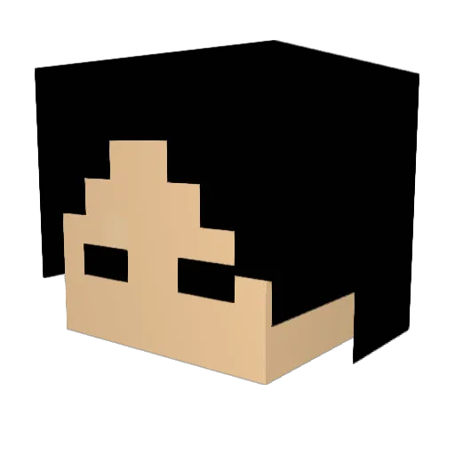 namnam__ Minecraft avatar head, 3D render