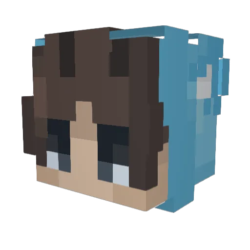 namtjttjes Minecraft avatar head, 3D render